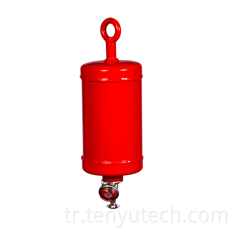 Hanging fire extinguisher